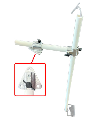 Bolt On Adjustable Pole for Underwater Light