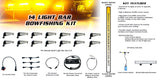 14 Swamp Eye Light Bar Gen 2X Bowfishing Pack