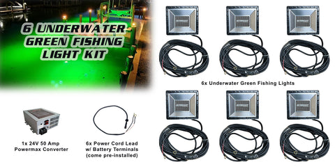 Underwater Green Fishing Light Kit