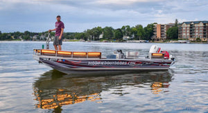 The Best Light Set Up For a Bowfishing Boat