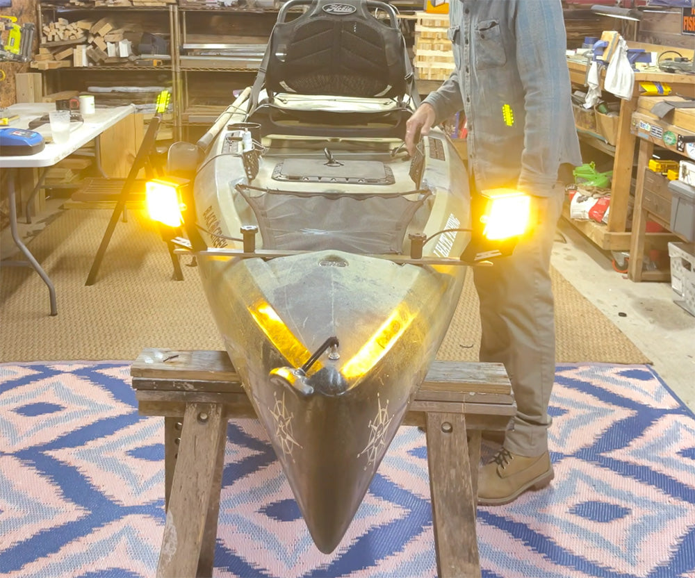 Kayak Flounder Gigging Setup