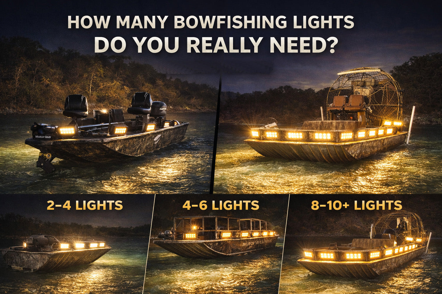 How Many Bowfishing Lights Do You Really Need? (Setup Guide)