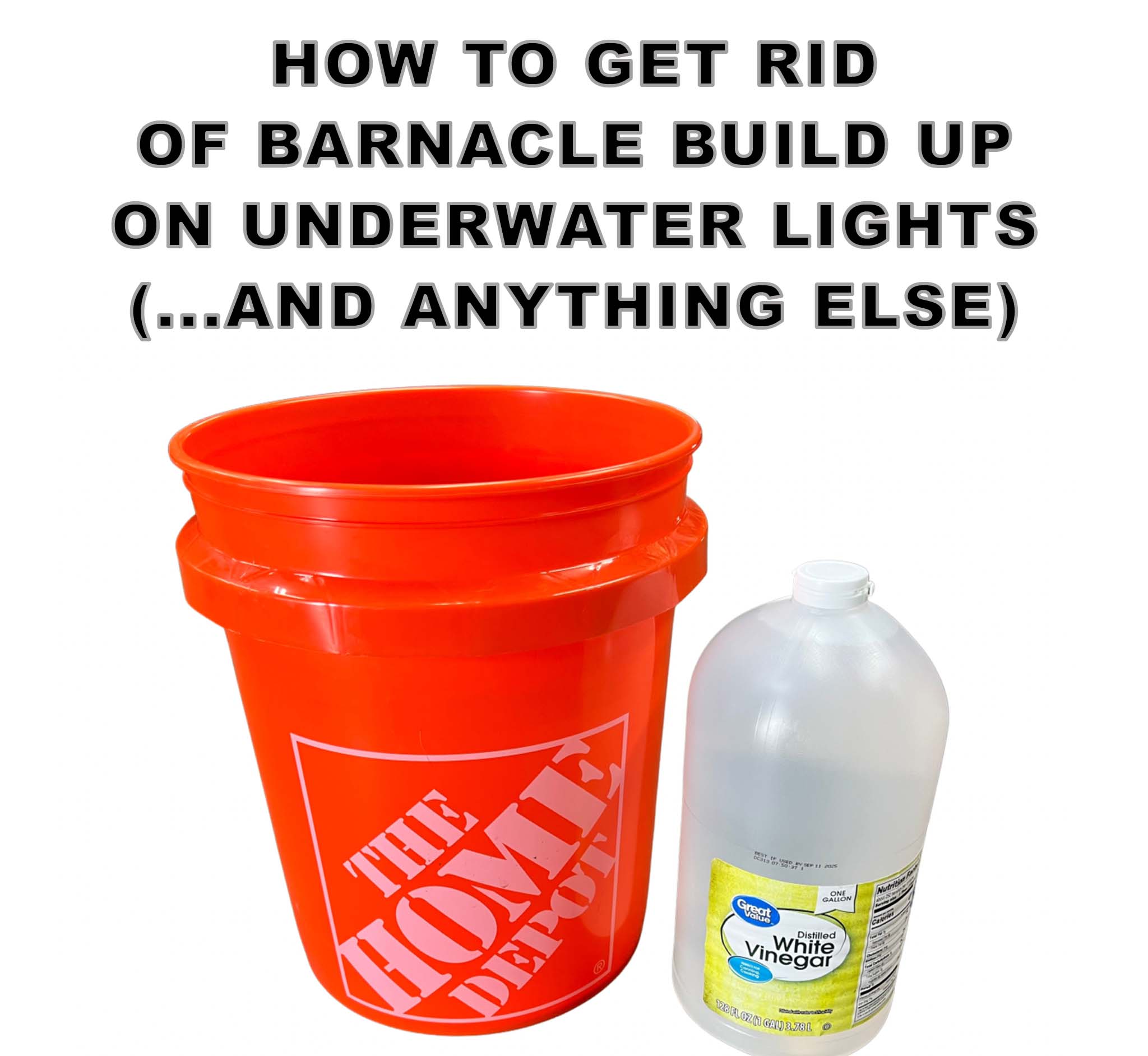 How to Remove Barnacle Build-Up from Underwater Fishing Lights ...