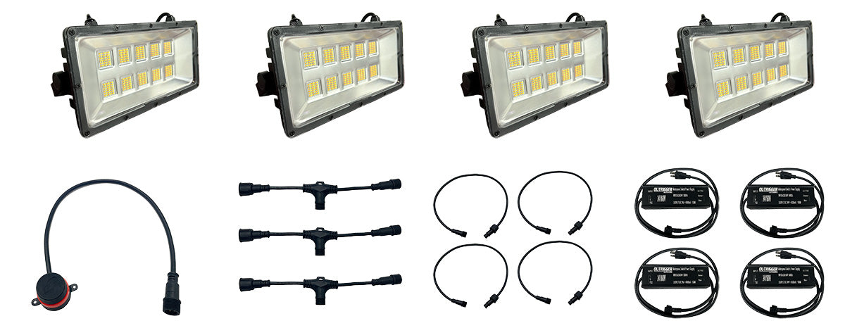 4x Swamp Eye HD LED Color Changing Bowfishing Light Kit