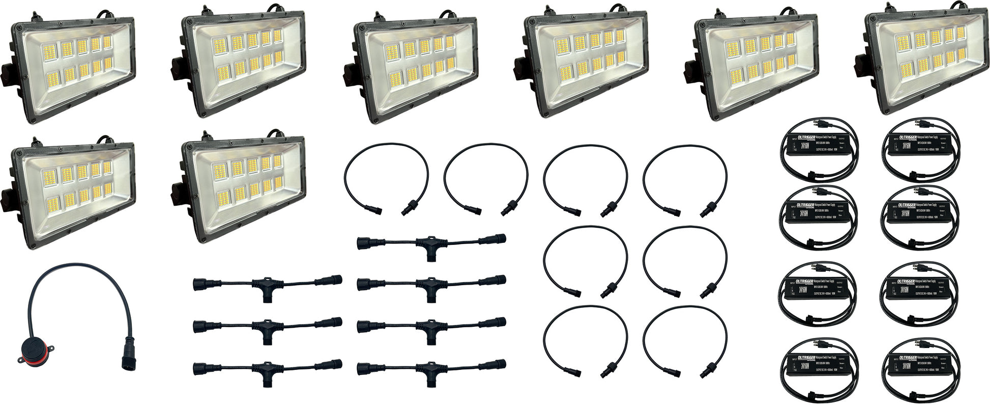 8x Swamp Eye HD LED Color Changing Bowfishing Light Kit