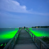Above Water Green Fishing Light for Dock or Pier