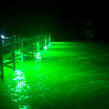 Above Water Green Fishing Light for Docks and Piers