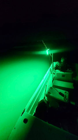 Above Water Green Fishing Spotlight