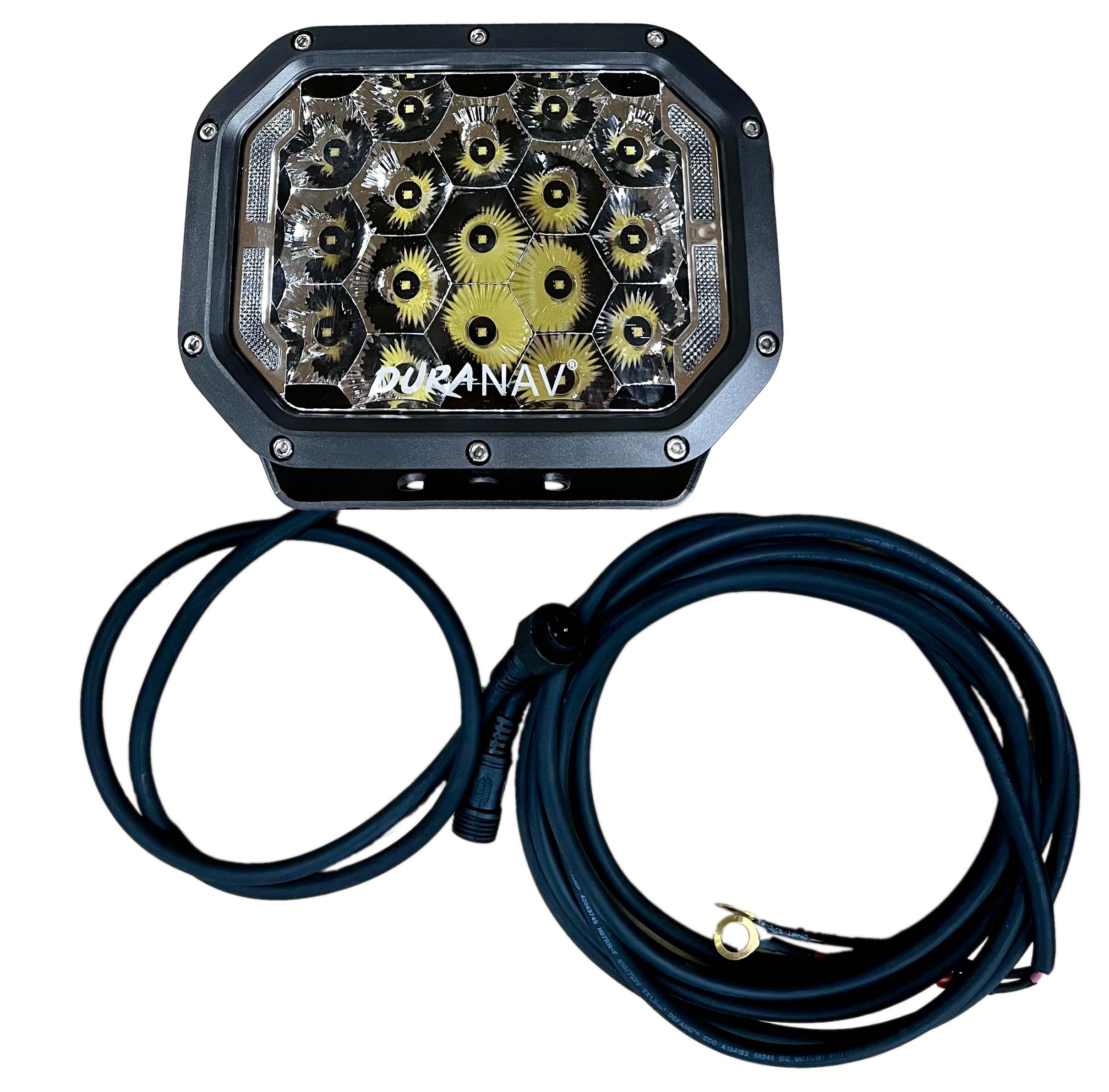 DURANAV Marine Grade LED Boat Search, Driving, and Docking Light