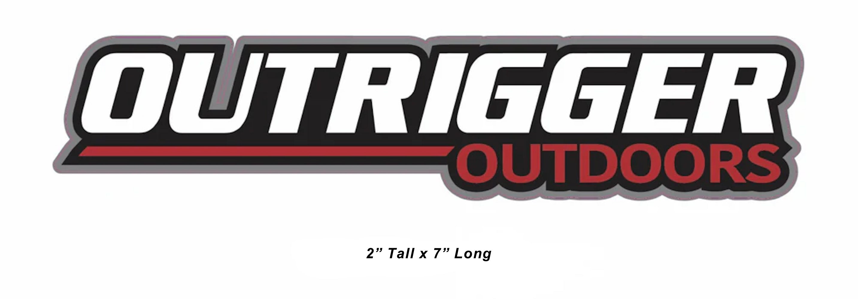 Outrigger Outdoors Vinyl Decal