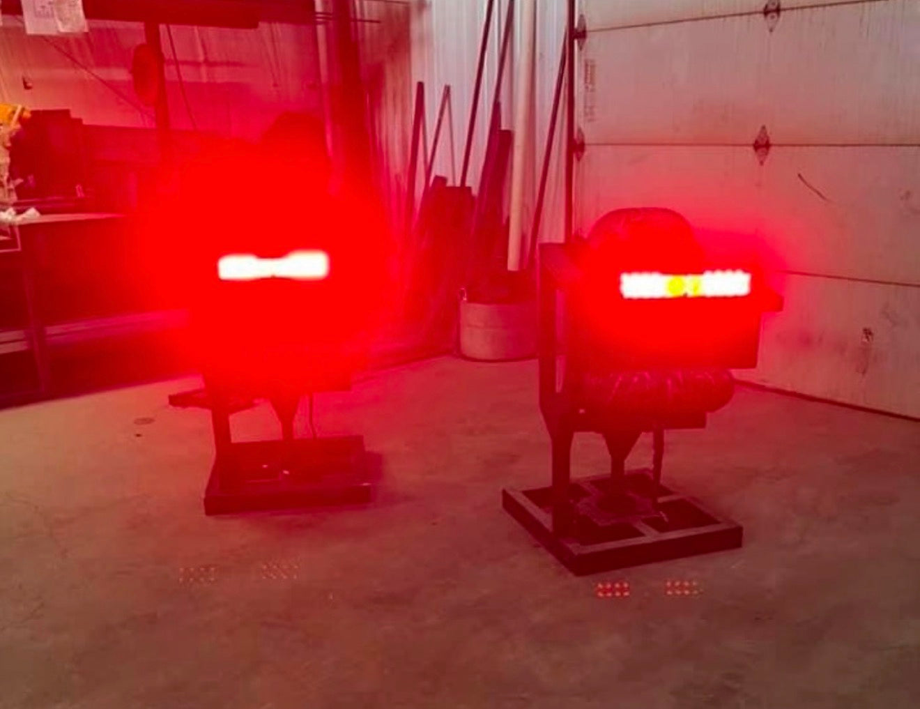 Predator Cannon hunting light bar on swivel shooting chair for high rack