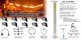 10x Swamp Eye Silent Series Bowfishing Lights Designed to Run on Battery 12/24V DC or Alternator