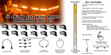 14x Swamp Eye Silent Series Bowfishing Lights Designed to Run on Battery 12/24V DC or Alternator