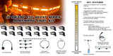 16x Swamp Eye Silent Series Bowfishing Lights Designed to Run on Battery 12/24V DC or Alternator