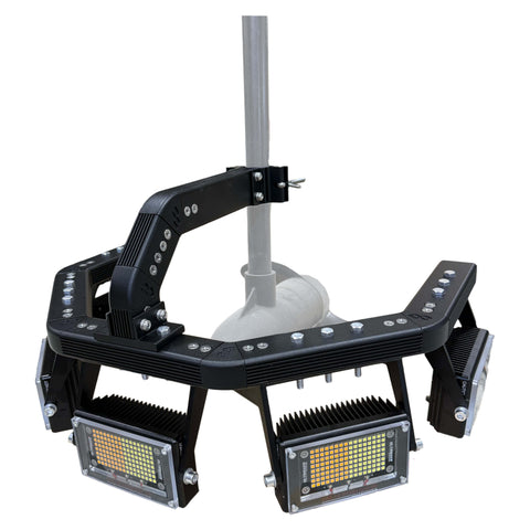 Trolling Motor Bracket and Light Kit (ASSEMBLED & WIRED)