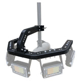Trolling Motor Bracket for Underwater Crappie Fishing, Bowfishing, Bully Netting and Flounder Gigging Lights with Swamp Eye Submersibles
