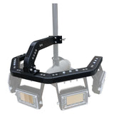 Trolling Motor Bracket for Underwater Crappie Fishing, Bully Netting and Flounder Gigging Lights with Swamp Eye Submersibles
