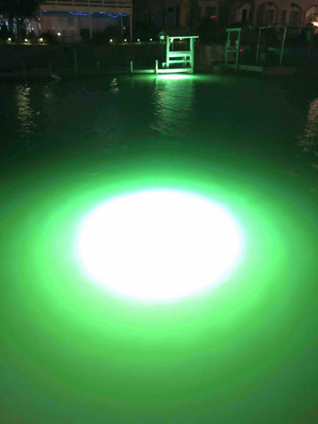 Underwater Green Fishing Light