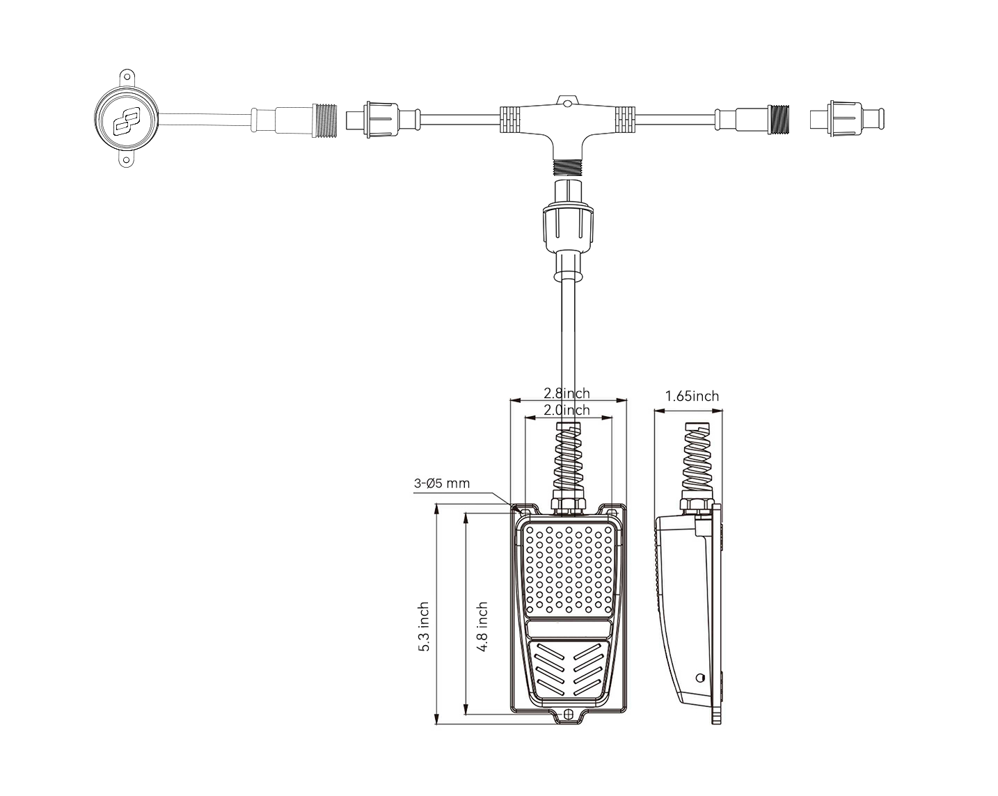 Foot Switch Light Control