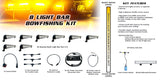 8 Swamp Eye Light Bar Gen 2X Bowfishing Pack