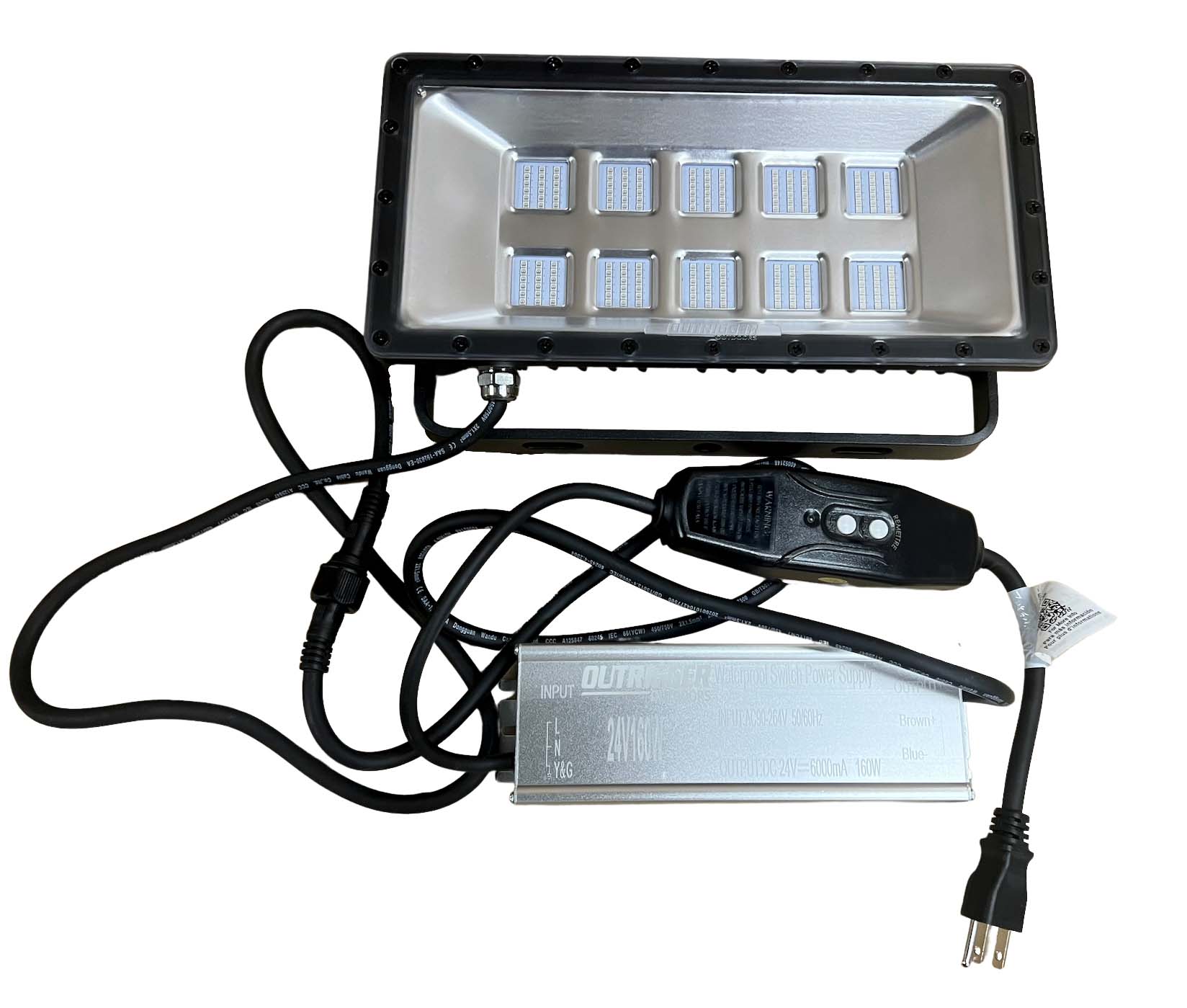 Above Water Green Fishing Light Set