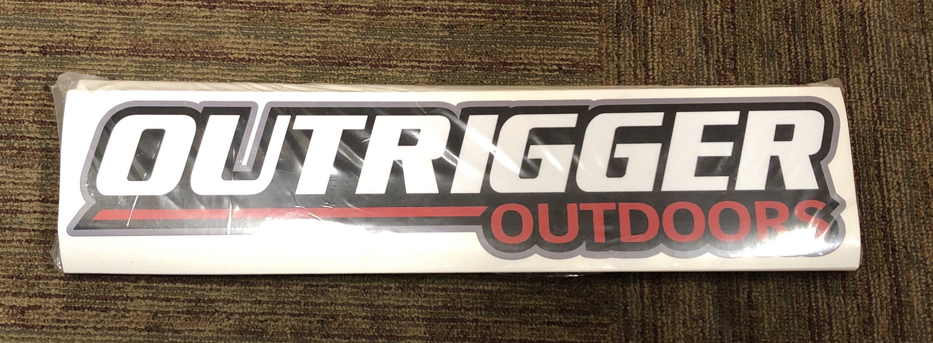 Outrigger Outdoors Vinyl Decal (24.5” X 5.25”)-Outrigger Outdoors-Outrigger Outdoors