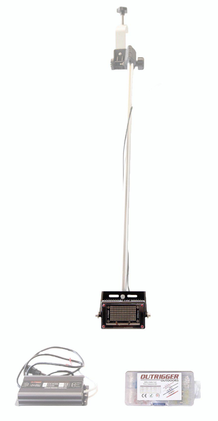 underwater green fishing light